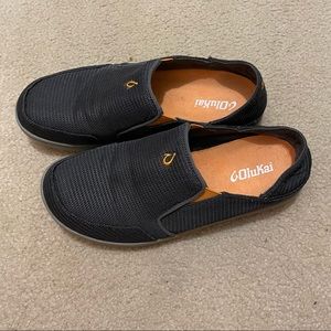 Olukai Nohea Gray Mesh Slip On Casual Loafers - Men's size 8